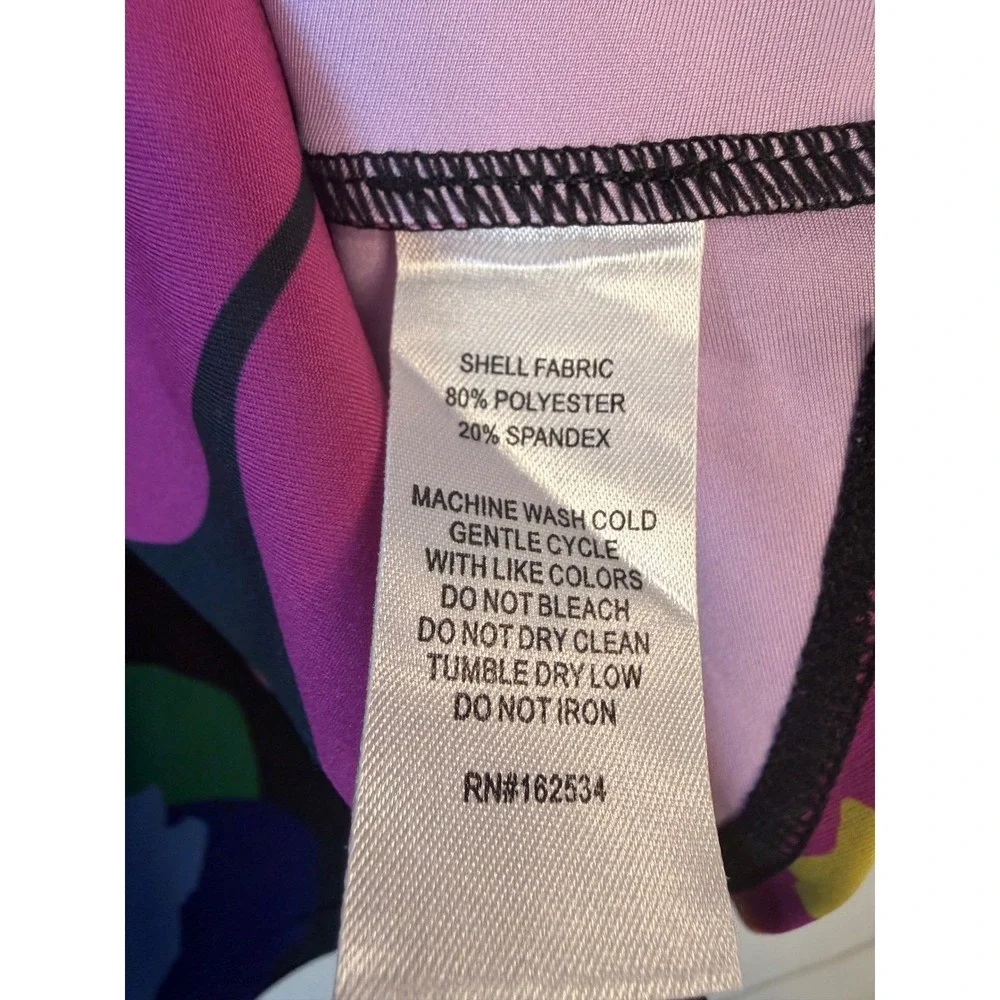 Emily McCarthy Sport With Joy Abstract Floral Athletic Skort Womens Large L